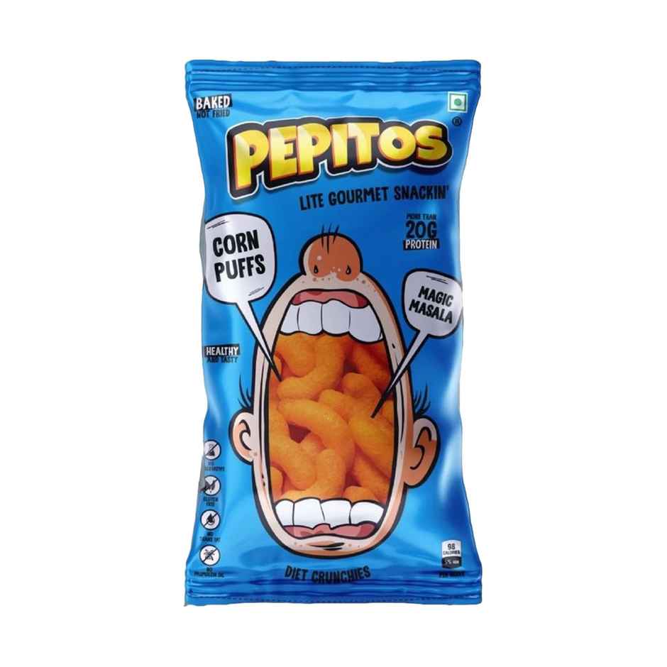 Pepitos Corn Puffs Magic Masala | Spicy & Crunchy