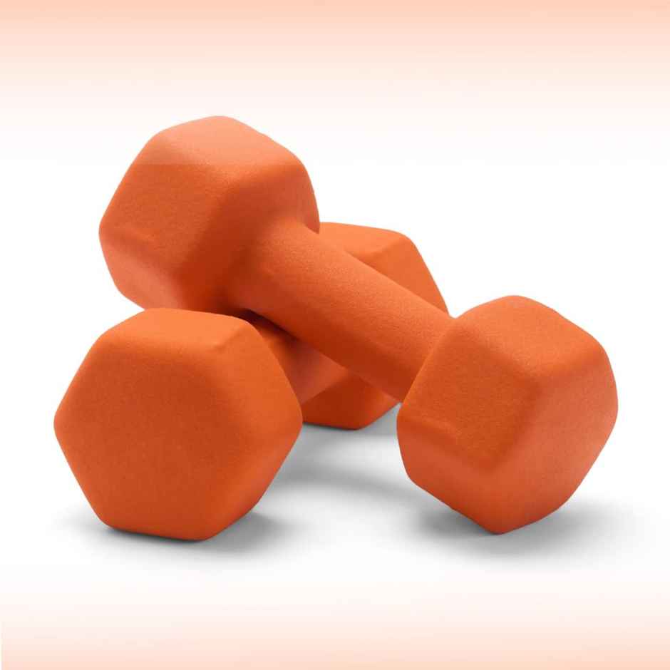 Cult Neoprene Dumbbell Set (3 kg X 2) | Orange