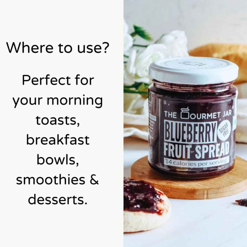 The Gourmet Jar Blueberry Fruit Spread Combo 