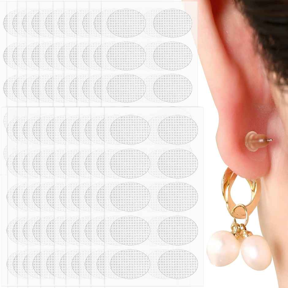Bronson Professional Invisible Ear Lobe Support Patch Tape for Heavy Earring 50 pieces