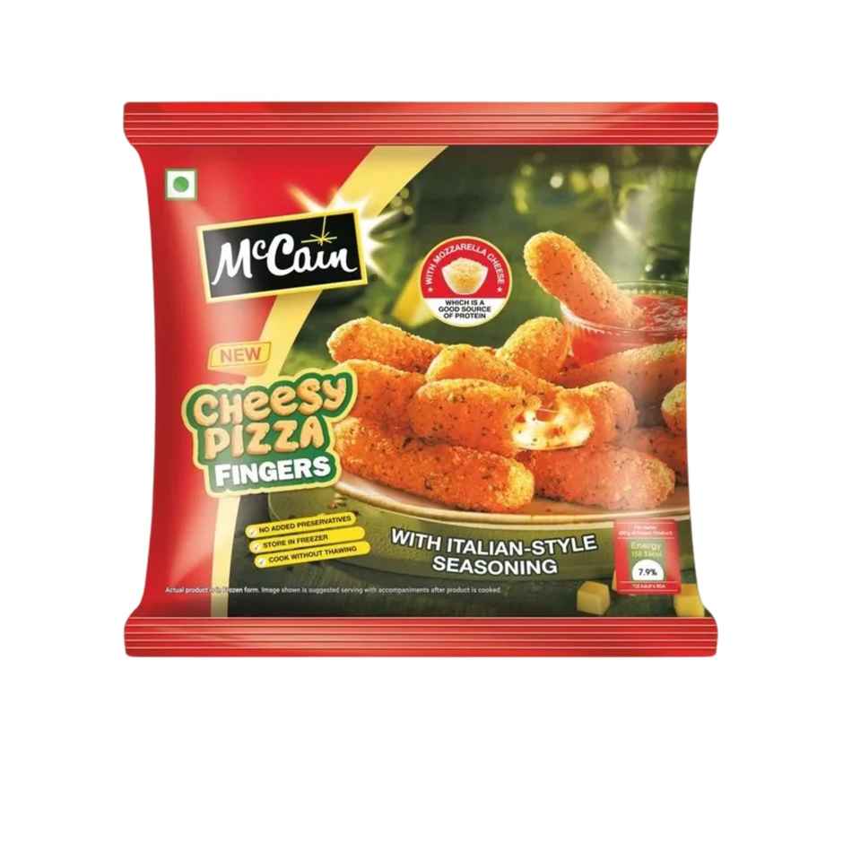 Mccain New Mini Samosa With Cheese Pizza Style Filling(240gms) & Mccain Cheesy Pizza Finger(250gms) Combo