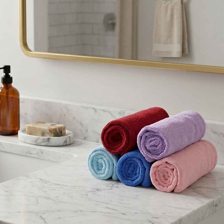 Status Hand Towel 16 x 24 in | 450 GSM | Assorted color| Pack of 2