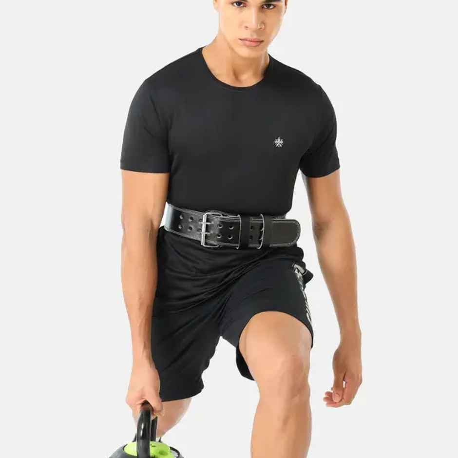 HRX Gym Belt Super Leather | XL | Black