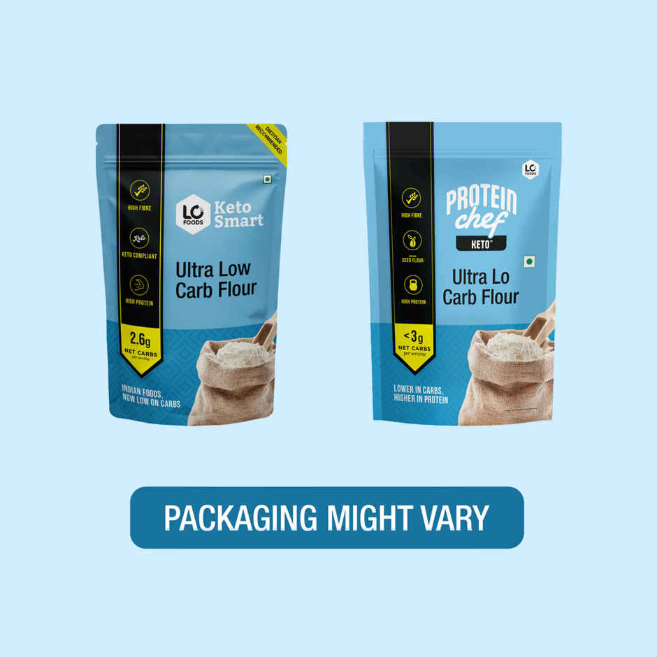 Lo Foods Ultra Low Carb Keto Atta | Low Gi | 30 G Protein Flour With Almond