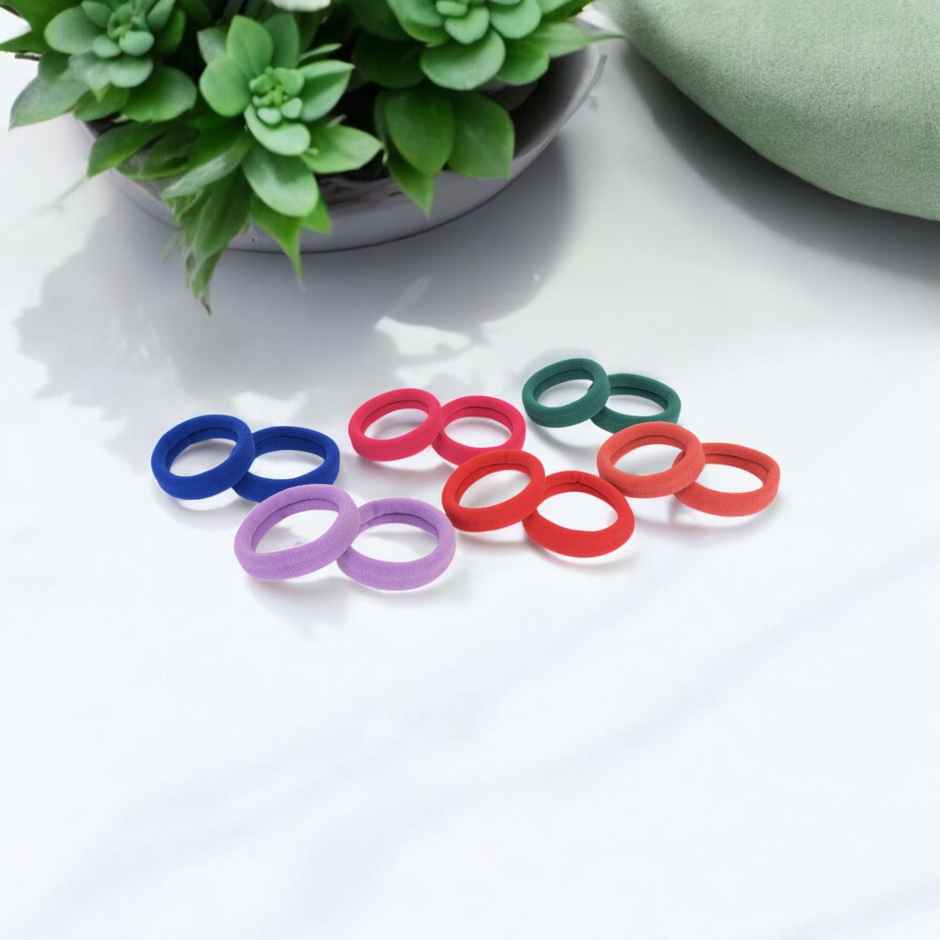 Buckleup Womens Hair Rubber Set Of 12 Buhrac 262