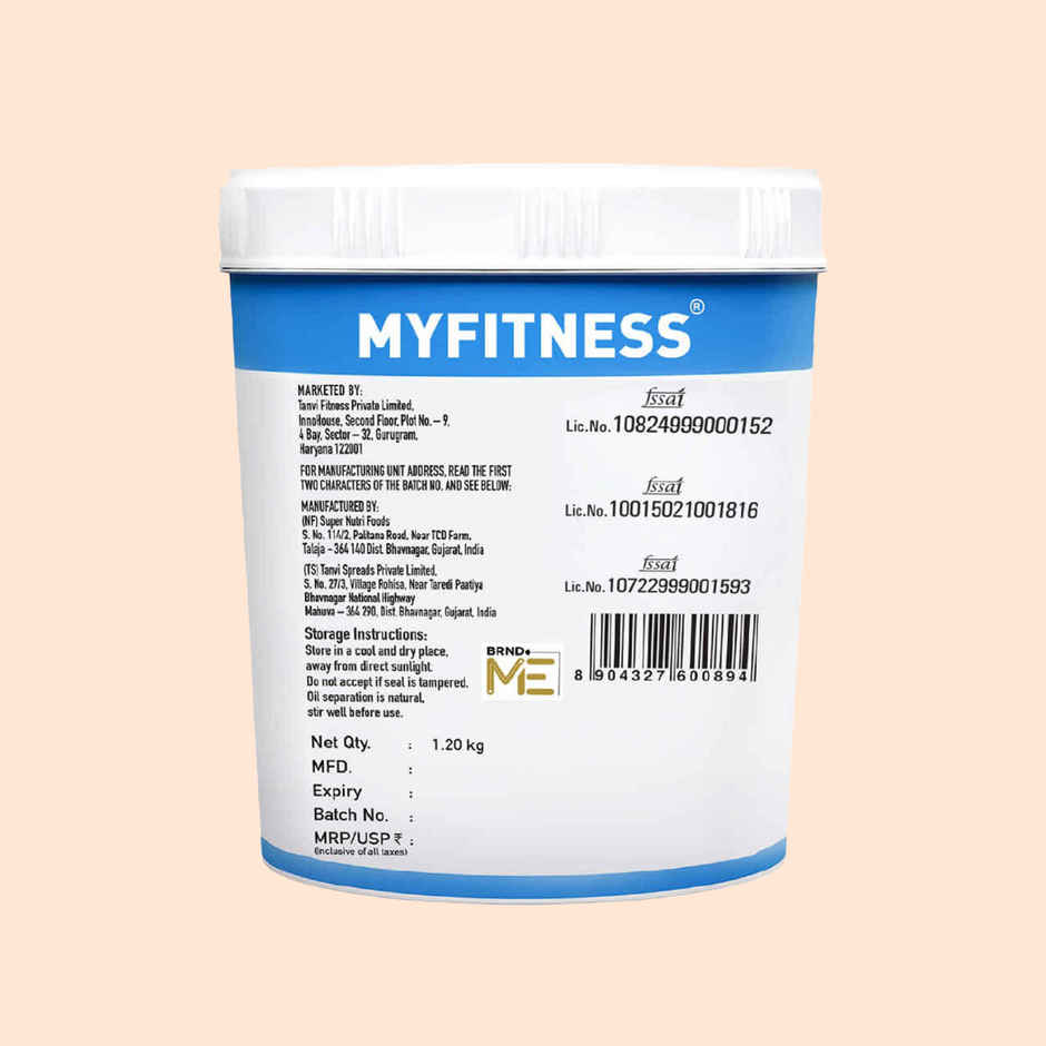 MyFitness Chocolate Peanut Butter Crispy Spread | High Protein