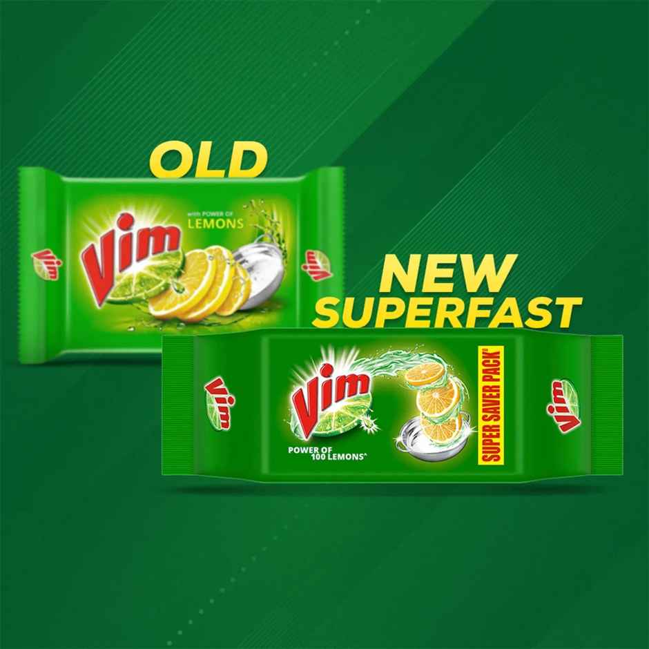 Vim Lemon Dishwash Bar Combo