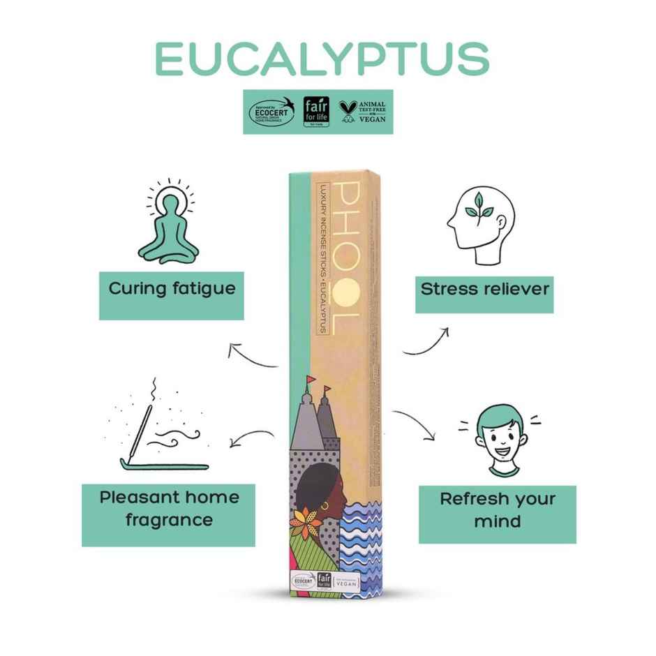 Phool Eucalyptus Mosquito Repellent Agarbatti