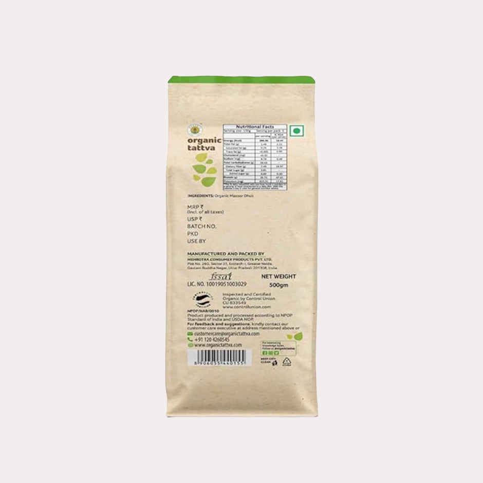 Organic Tattva Masoor Malka Split