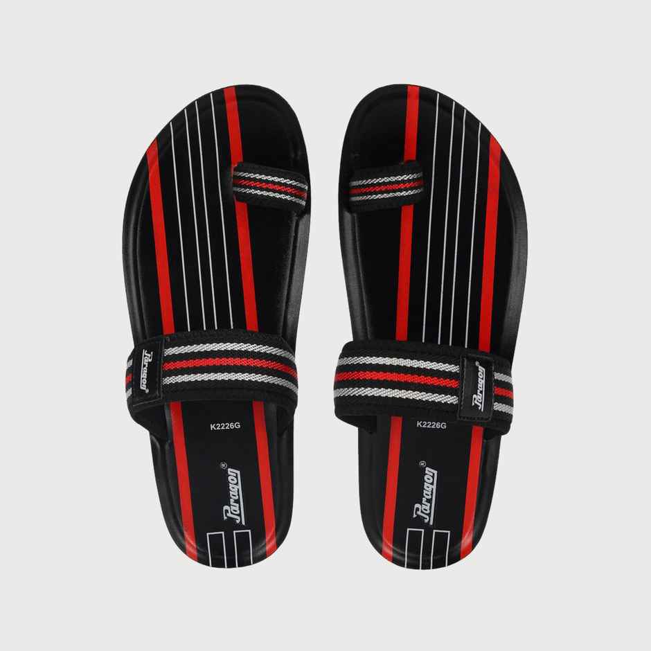 Paragon Men's Black Pu Slippers PUK2226G UK 8