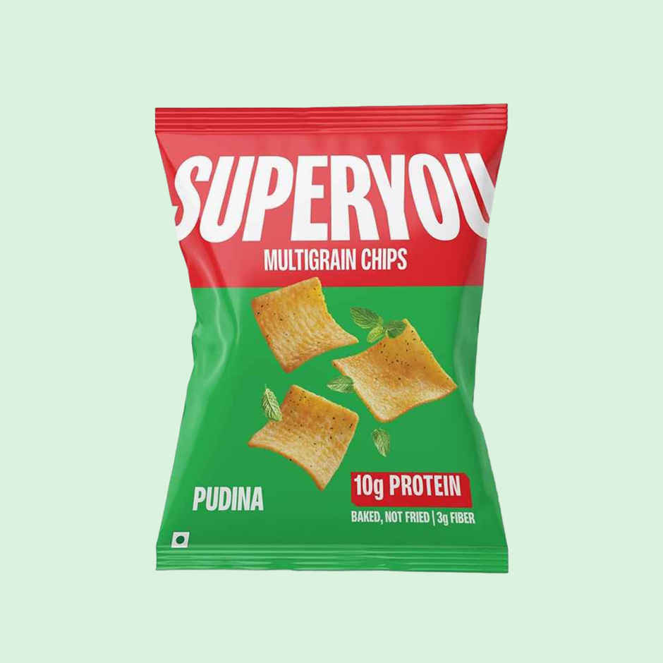 SuperYou Multigrain Pudina Chips | Crunchy & Healthy