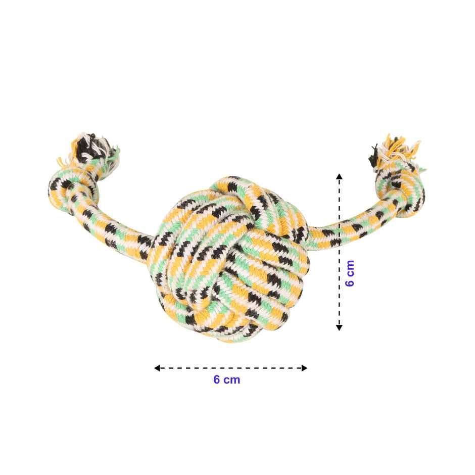 Bearhugs Rope Tug Ball Dog Toy