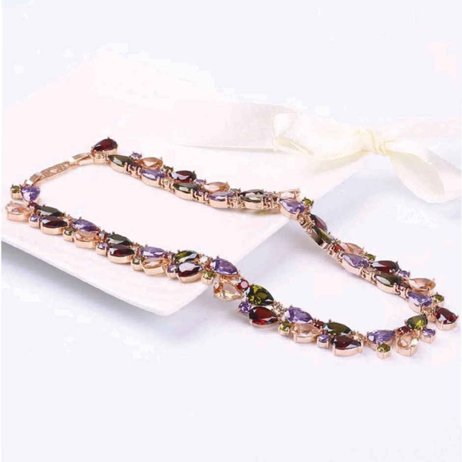 Youbella Aaa Swiss Zircon Necklace Jewellery For Women And Girls(Ybnk - 5626)