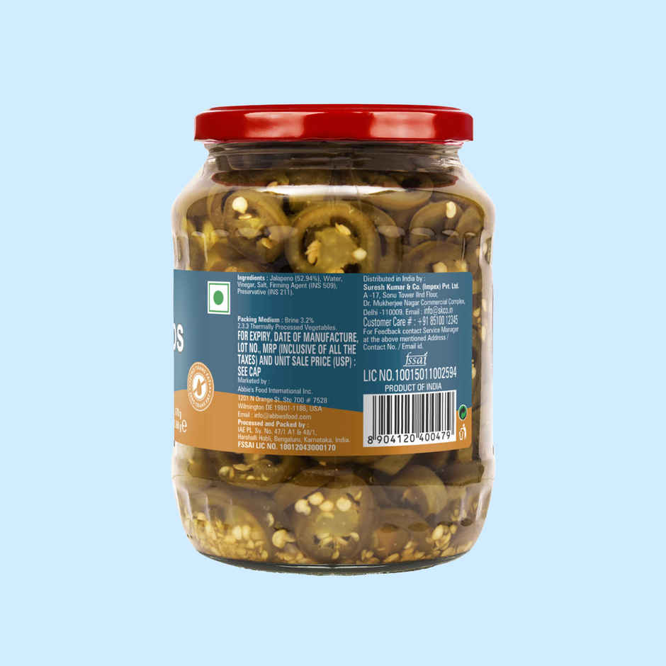 Abbie's Jalapenos Sliced In Brine