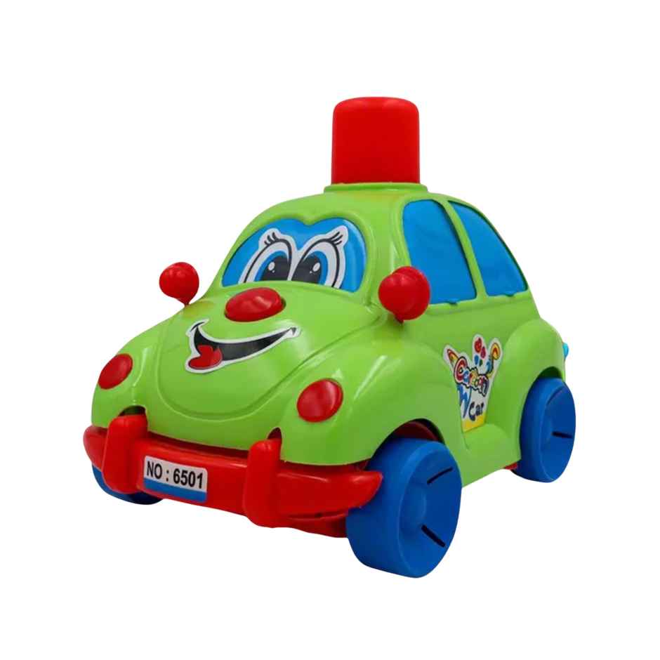 Toybharat Push N Go Cartoon Car | Perfect Toddler Birthday Gift - Multicolour | Assorted