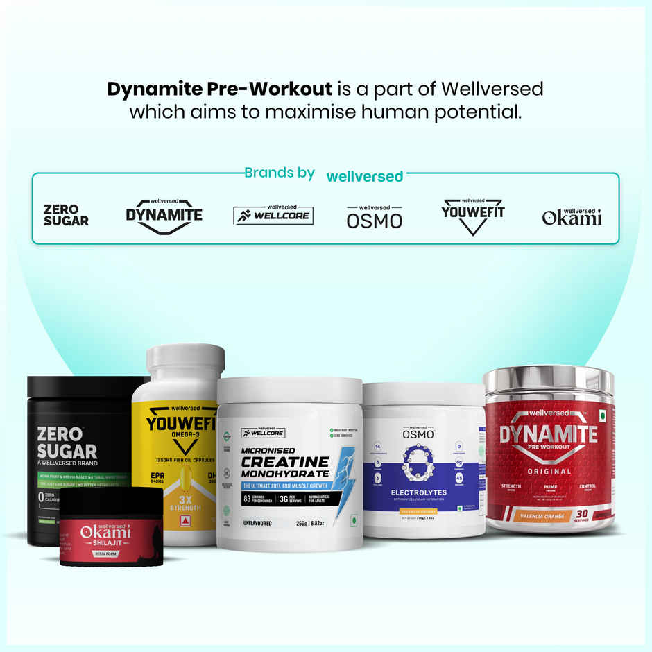 Dynamite Pre-Workout (15 Servings) Valencia Orange