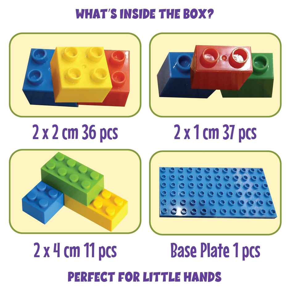 WinMagic Toys Playmagic Building Blocks 85 Pcs