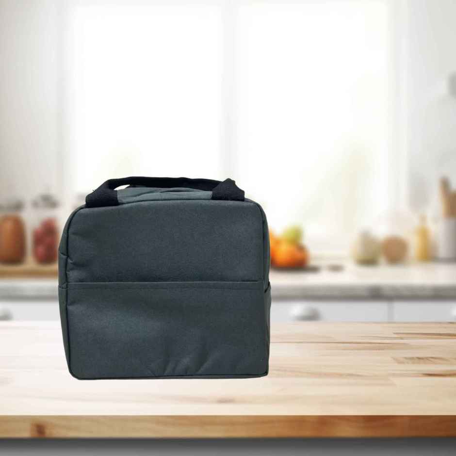 Lunch Bag, Office Tiffin Bags for Men Women For Office, School, Picnic & School (Grey)