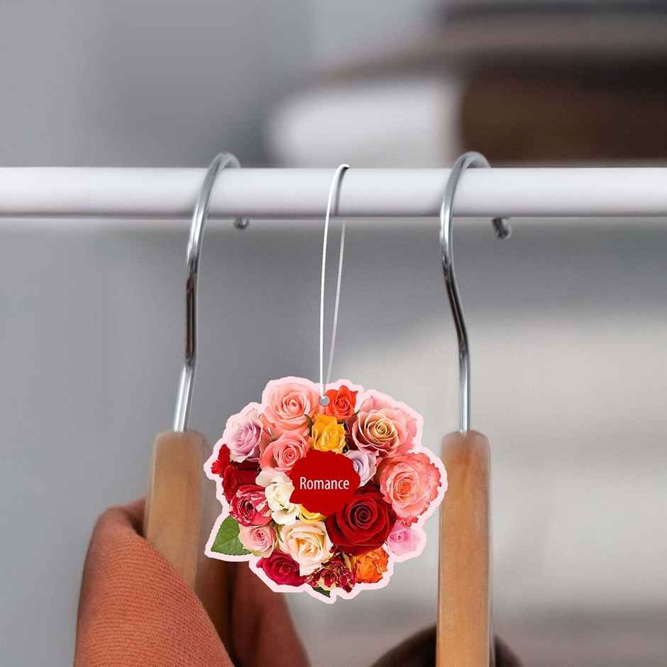 Pan Aromas French Rose Scented Air Freshener | Paper Hanging Sachet