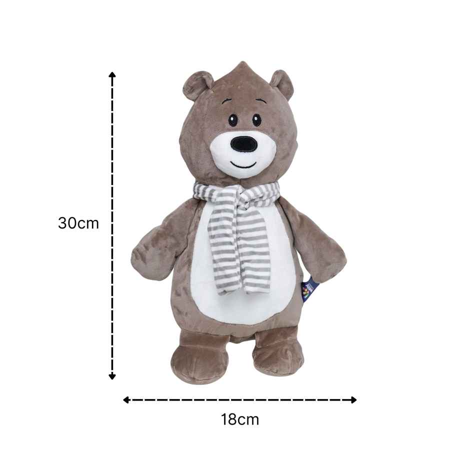 Webby Soft Animal Plush Panda Toy - Brown (30cm)
