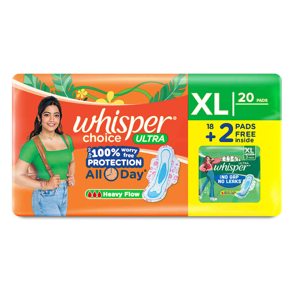 Whisper Choice Ultra XL Sanitary Pads