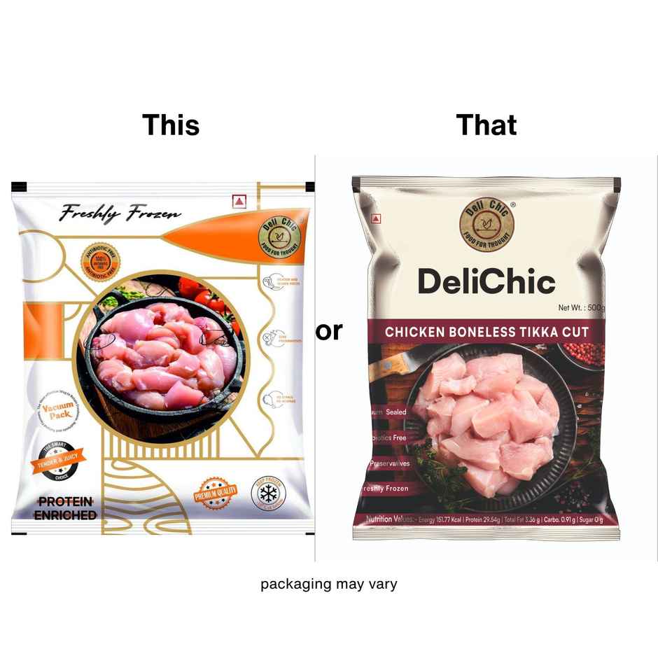 Deli Chic Chicken Boneless Cubes Freshly Frozen