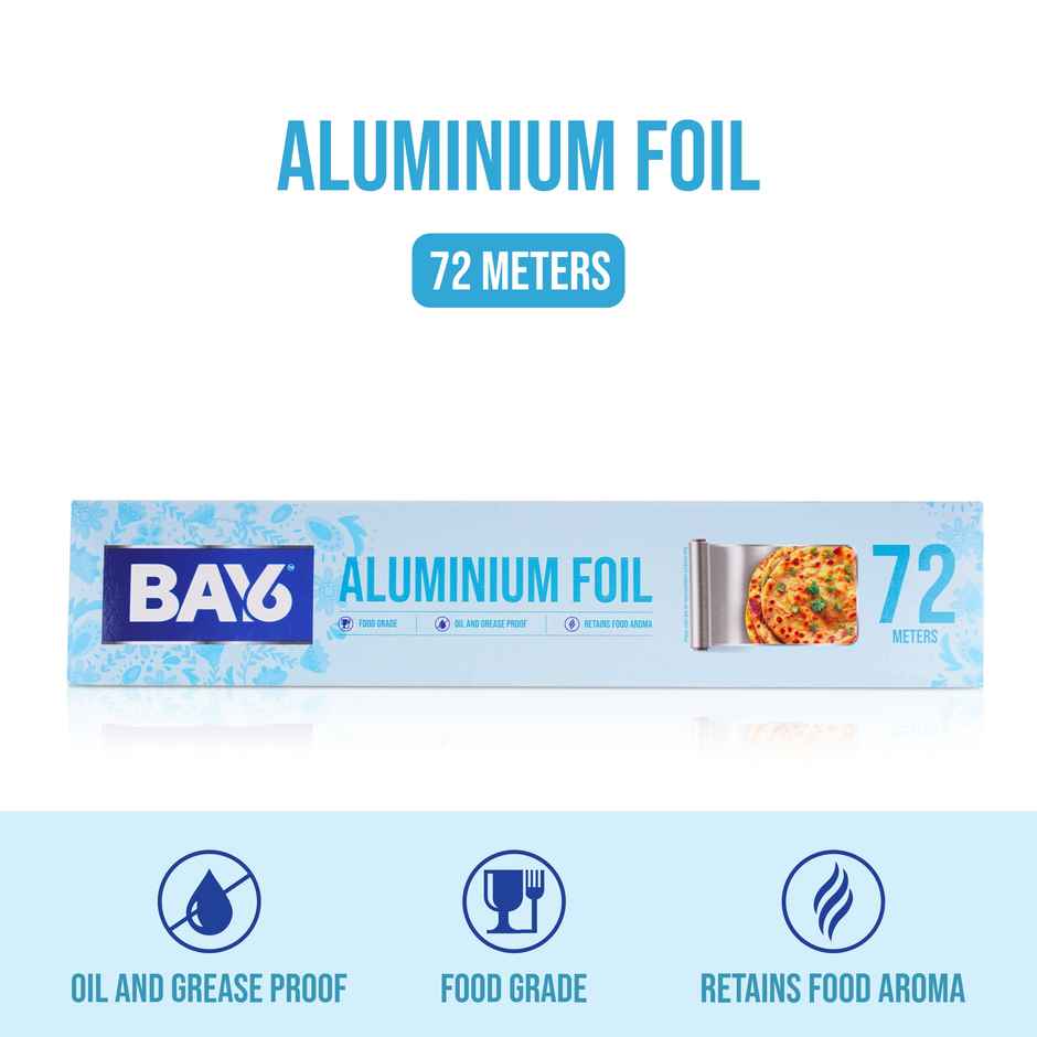 BAY6 Aluminium Foil 72 meters, 11 Microns