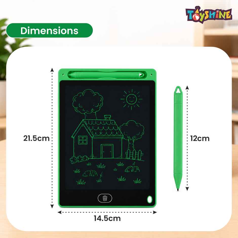 Toyshine Educational LCD Writing Tablet 2-5 Years - Multicolour