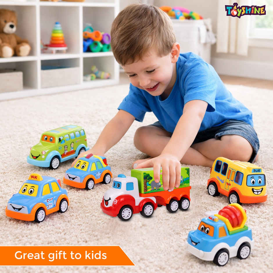 Toyshine Friction-Powered Multicolor Automobile for Kids