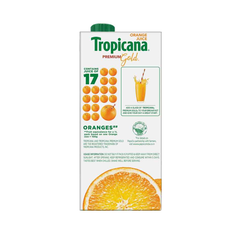Tropicana Premium Gold Orange Juice | Fresh & Fruity