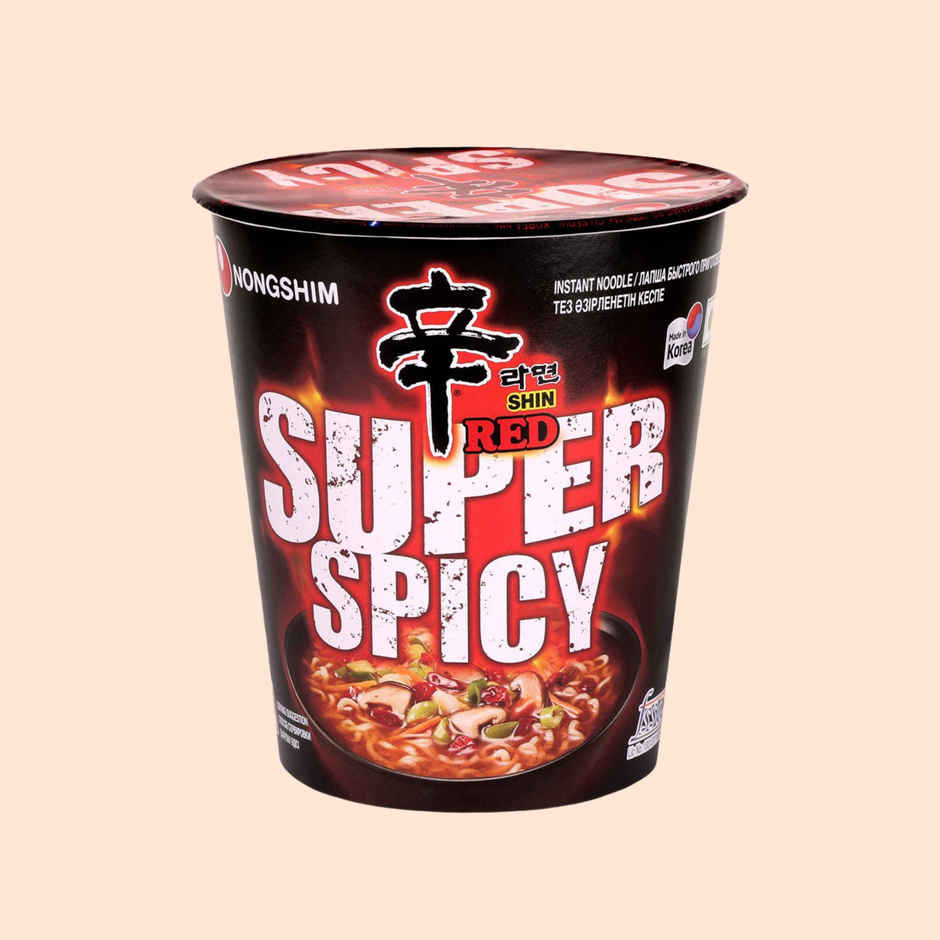 Korean Nongshim Shin Red Super Spicy Cup