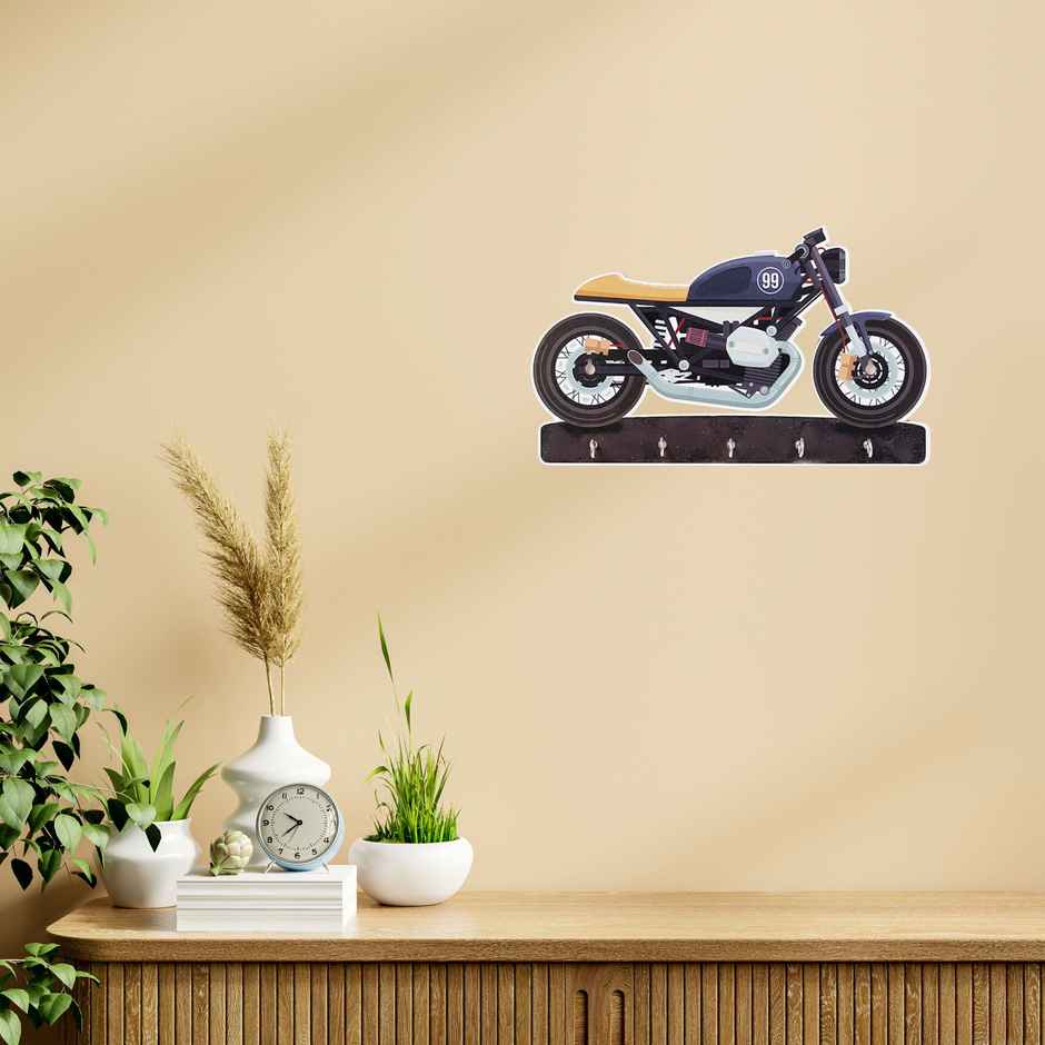 Happy Mail Bike Key Holder