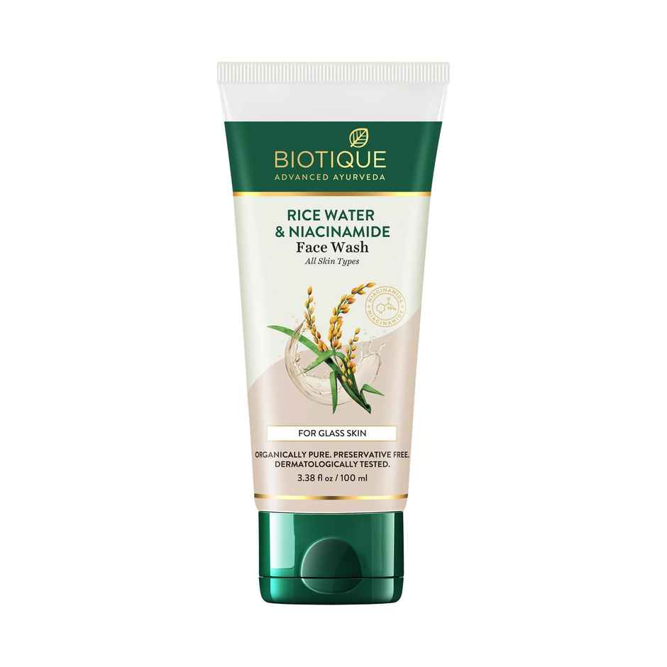 Biotique Rice Water & Niacinamide Gel Face Wash