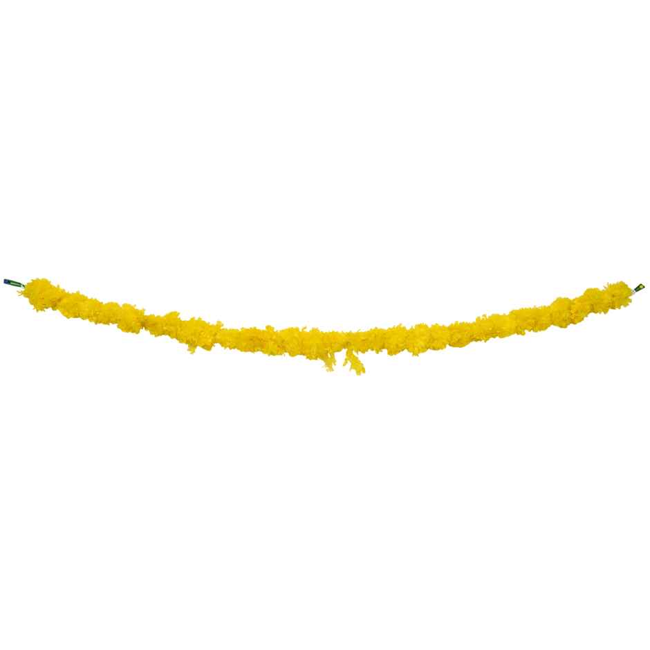 Flower String | Yellow Genda Ladi Decoration For Traditional | 1 pack 2 pcs | Party Propz