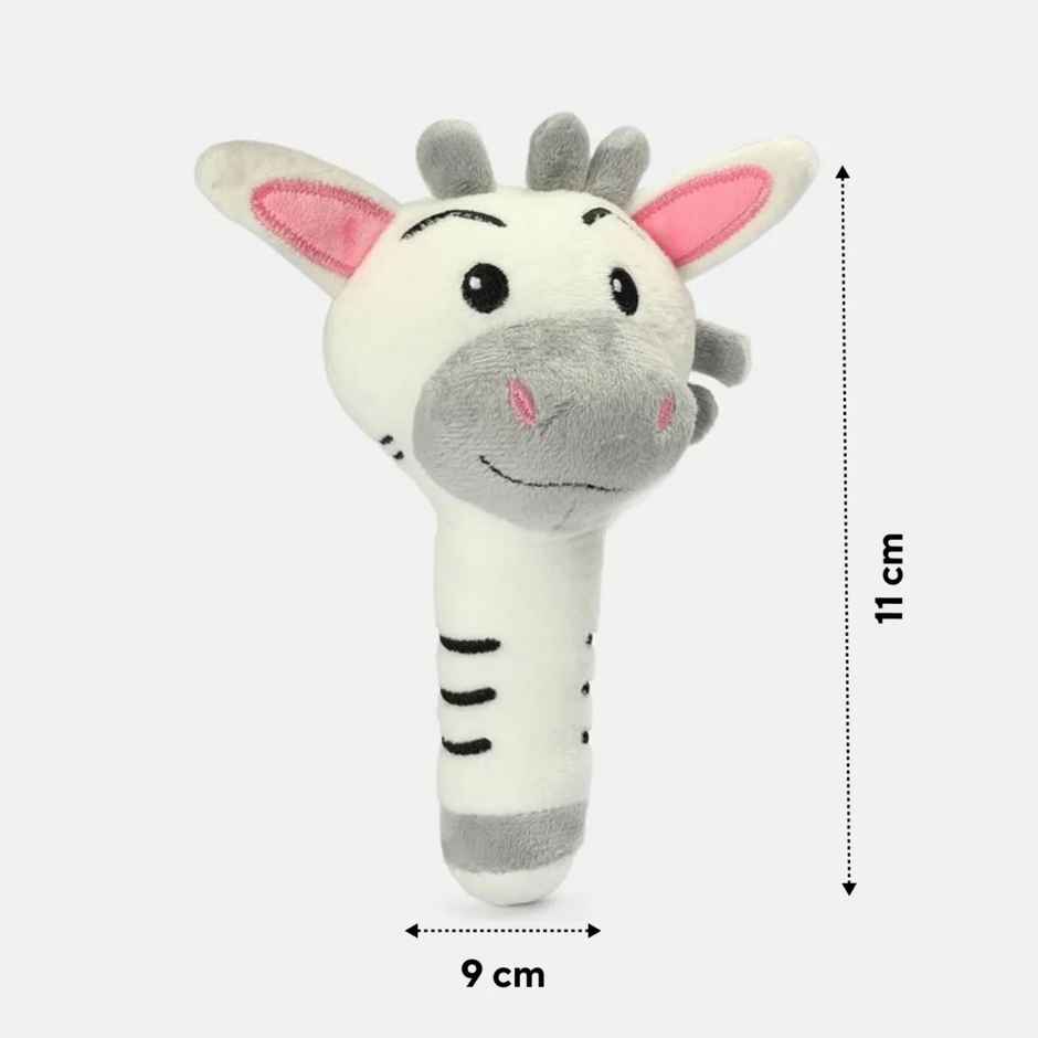 Sterling Rattles Zebra