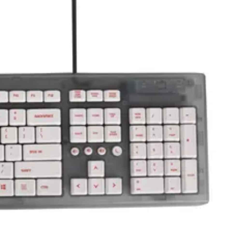 Arctic Fox Crystal Wired Keyboard (Grey)