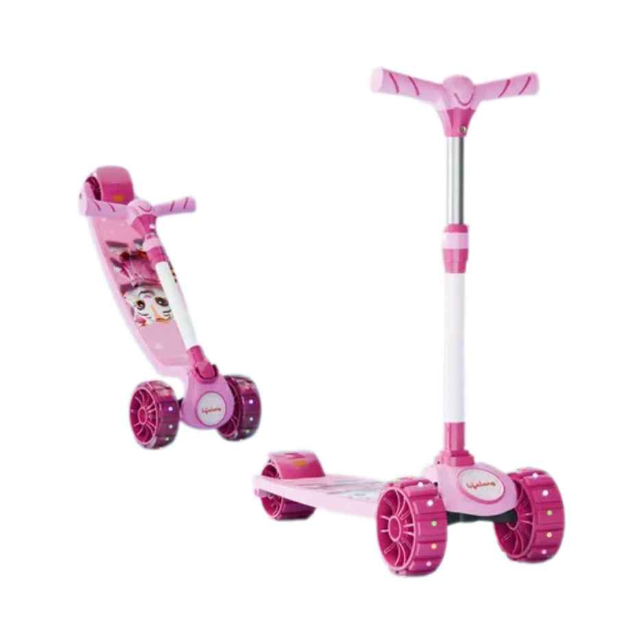 Lifelong Foldable Kids Scooter with PVC Wheels & Adjustable Height ...