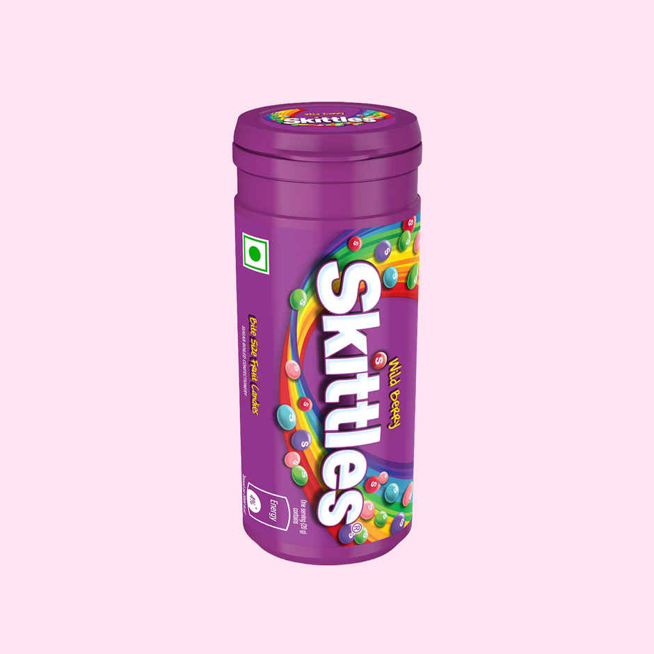 Skittles Wild Berry Bite Size Fruit Candy Tube | Fruity Flavours