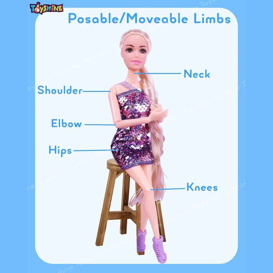 Toyshine Cute Alia Doll With Fuse Beads Accessory Creation Set And Storage Box - Assorted