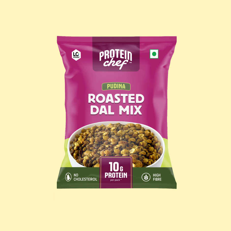 Protein Chef 10g Protein Pulses Mixture Namkeen Roasted Healthy Snacks