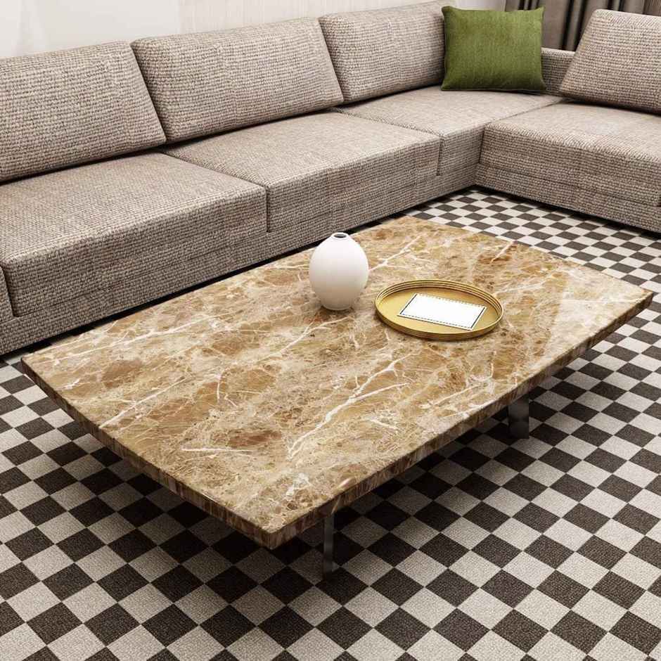 Perpetual Marble Stickers | DIY Peel & Stick Waterproof Wallpaper | 60x200Cm | Brown