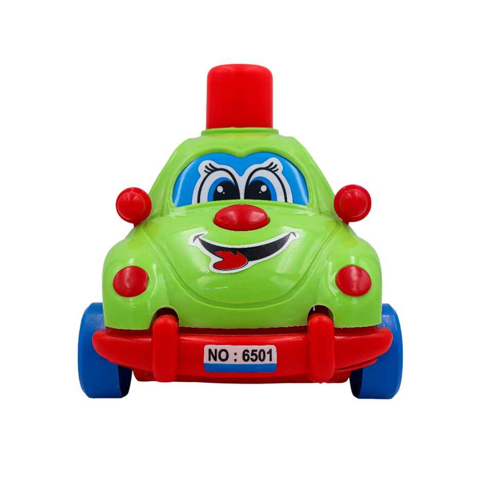 Toybharat Push N Go Cartoon Car | Perfect Toddler Birthday Gift - Multicolour | Assorted