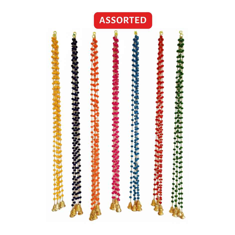 Traditional Wall Hanging with Bells - Musical Home Decor | Oye Happy | Assorted