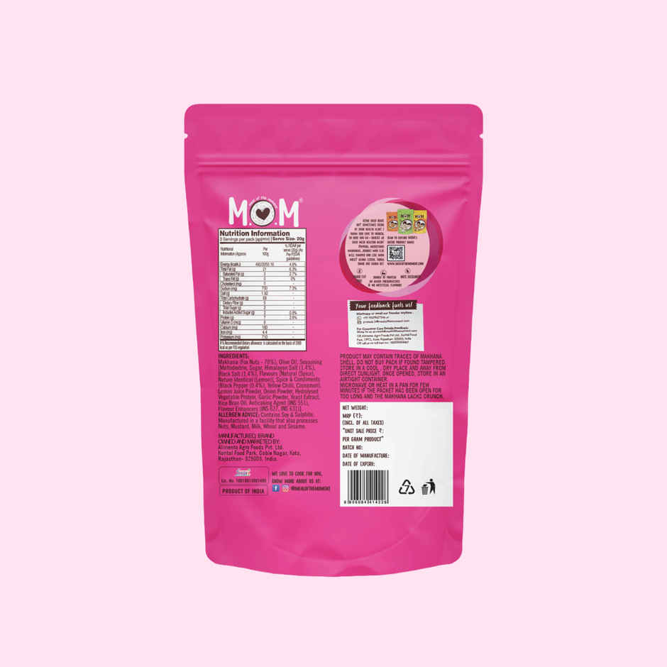 MOM Himalayan Salt & Pepper Roasted Makhana