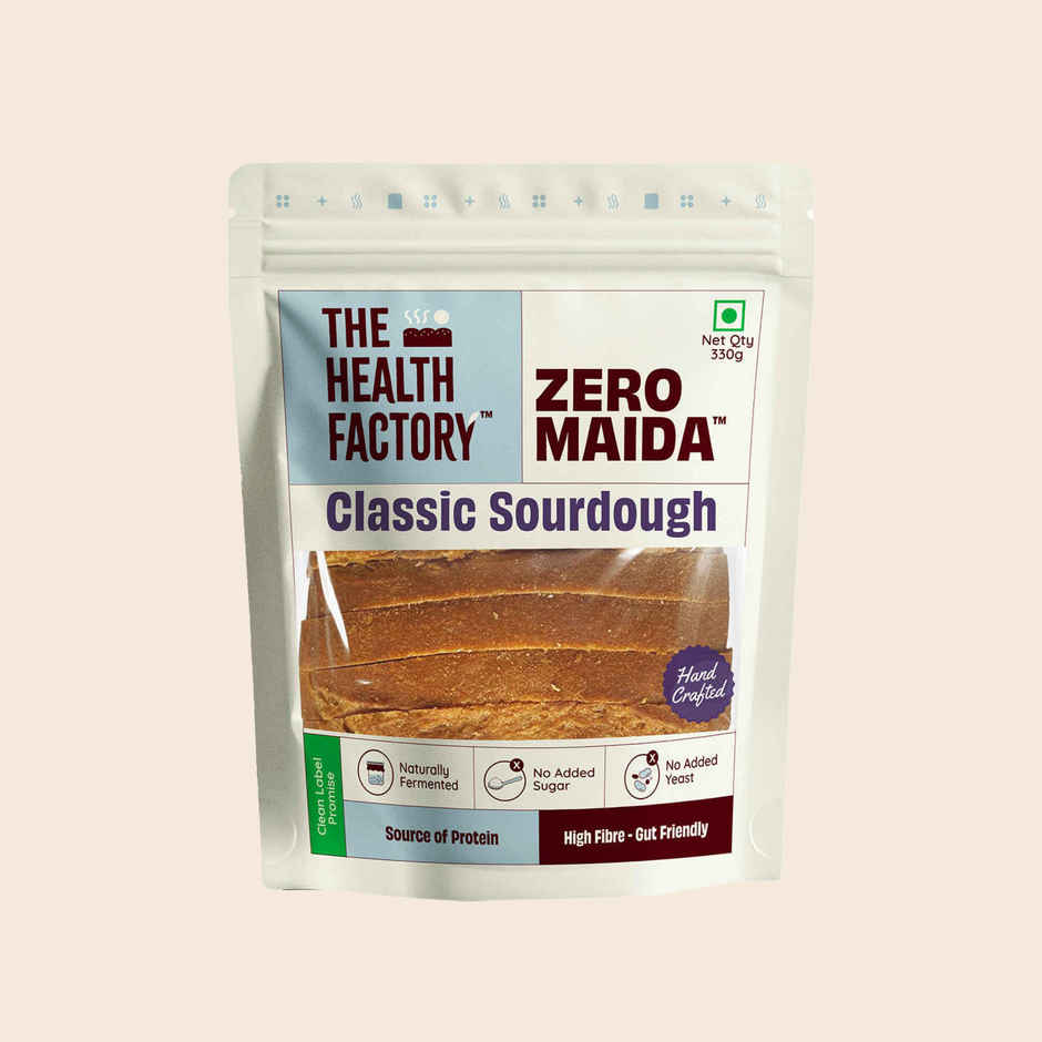 The Health Factory Classic Sourdough | Zero Maida | No Added Sugar | No Added Yeast