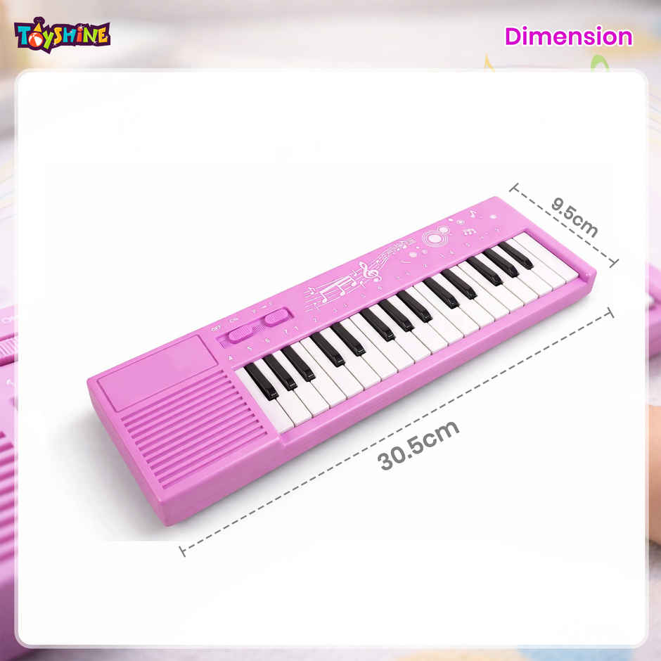 Toyshine Mini Keyboard Piano with 32 Keys & Melody Sounds for Kids - Assorted