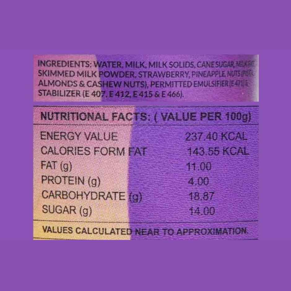 Giani's Special Ice Cream Tub | Creamy & Rich