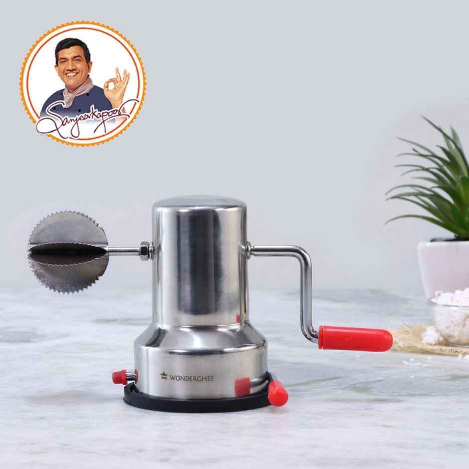 Wonderchef Stainless Steel Vaccum Base Coconut Scraper