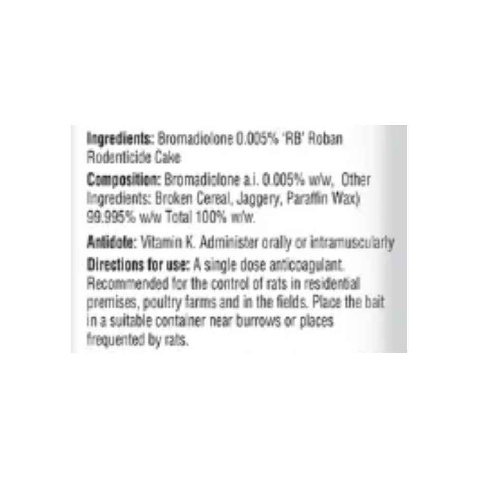 Hicare Pci Roban the Rat Killer Cake | Kills Rats Outdoors