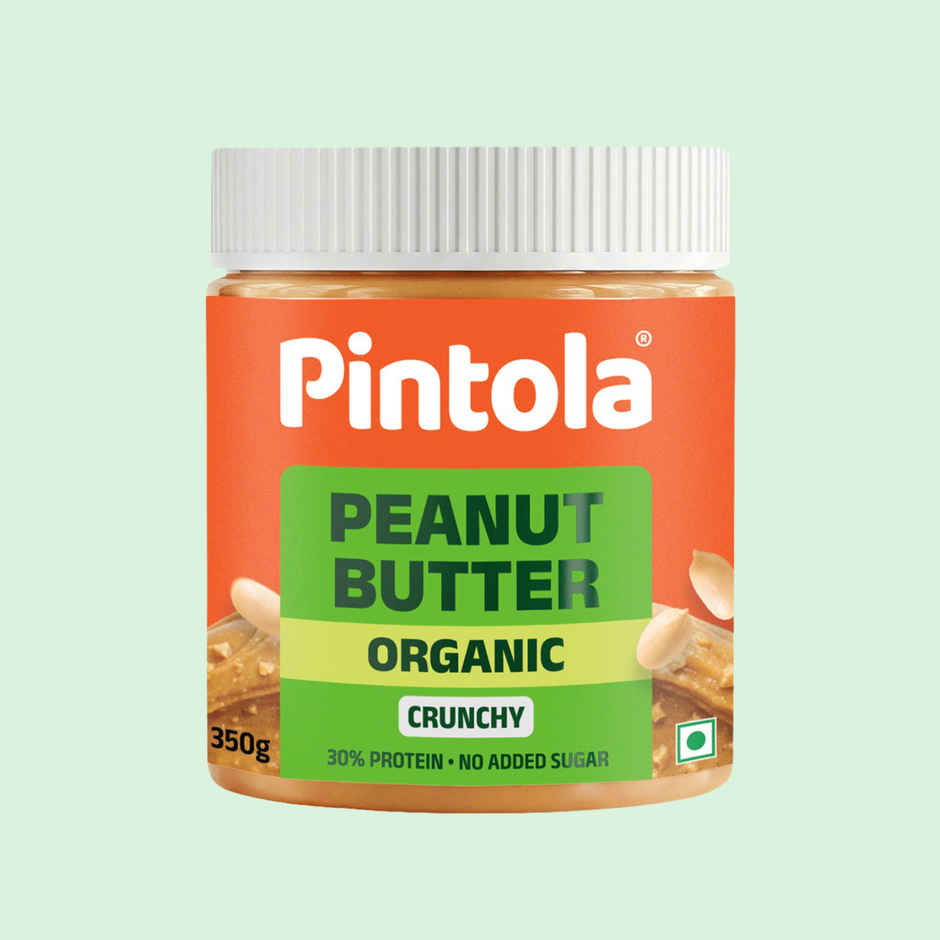 Pintola Organic Unsweetened Peanut Butter Crunchy